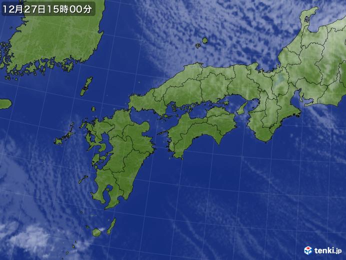 実況天気図(2017年12月27日)