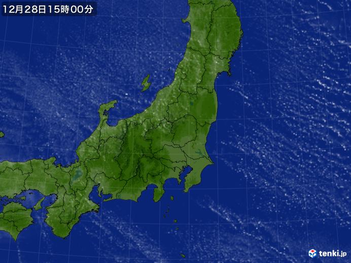 実況天気図(2017年12月28日)