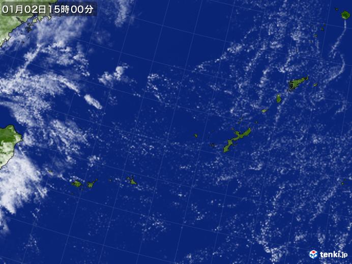 実況天気図(2018年01月02日)