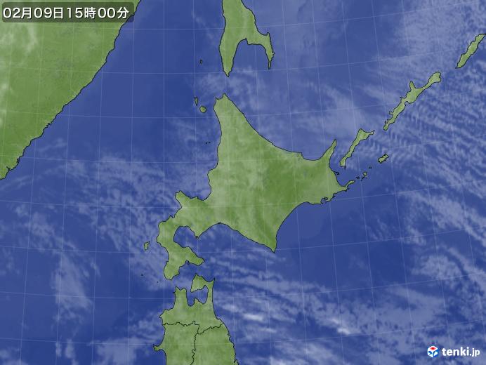 実況天気図(2018年02月09日)