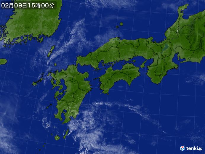 実況天気図(2018年02月09日)