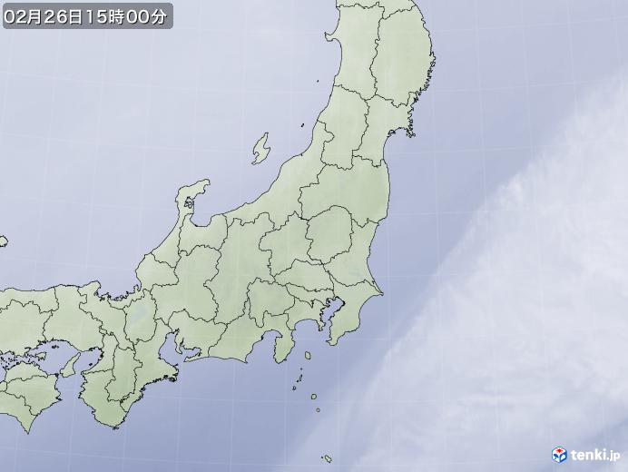 実況天気図(2018年02月26日)