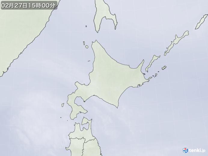 実況天気図(2018年02月27日)