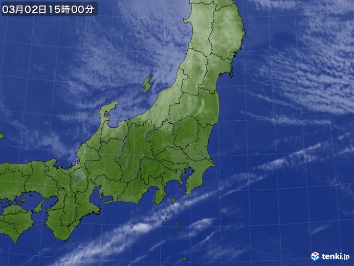 実況天気図(2018年03月02日)