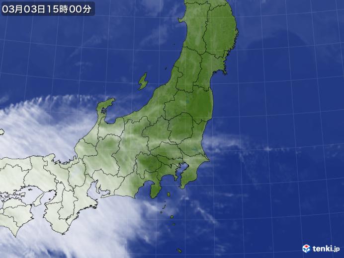 実況天気図(2018年03月03日)