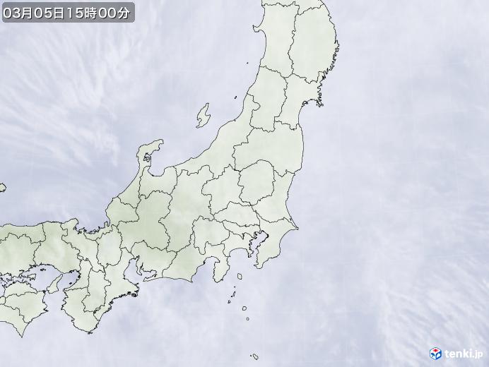 実況天気図(2018年03月05日)