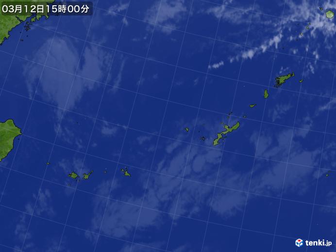 実況天気図(2018年03月12日)