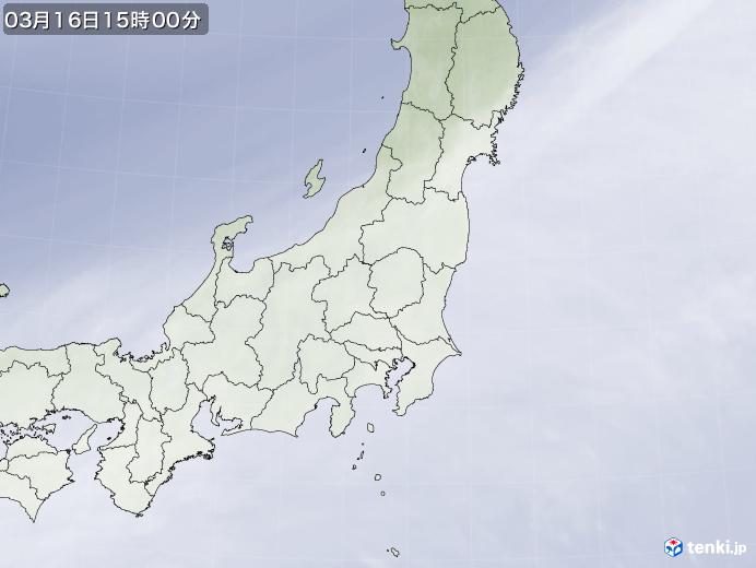 実況天気図(2018年03月16日)