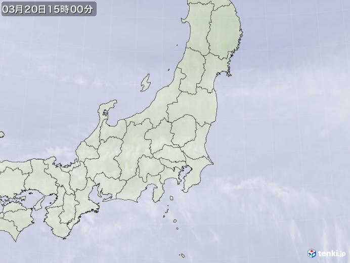 実況天気図(2018年03月20日)