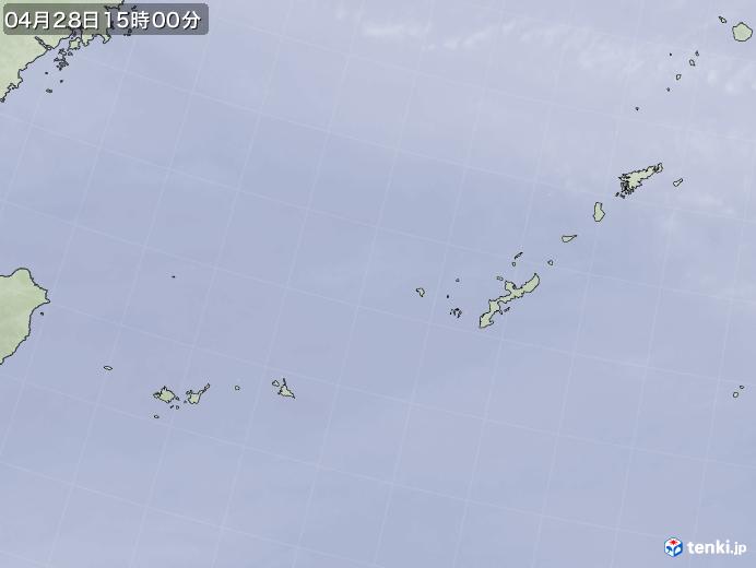 実況天気図(2018年04月28日)