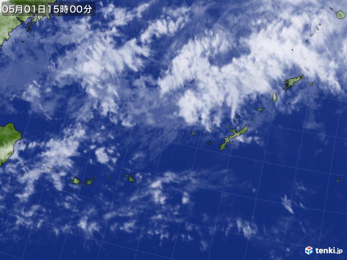 実況天気図(2018年05月01日)