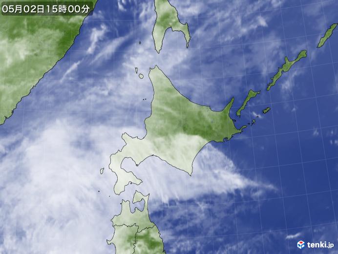 実況天気図(2018年05月02日)