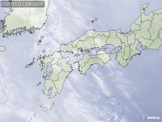 実況天気図(2018年05月05日)