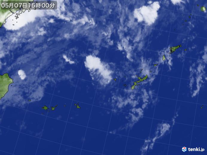 実況天気図(2018年05月07日)