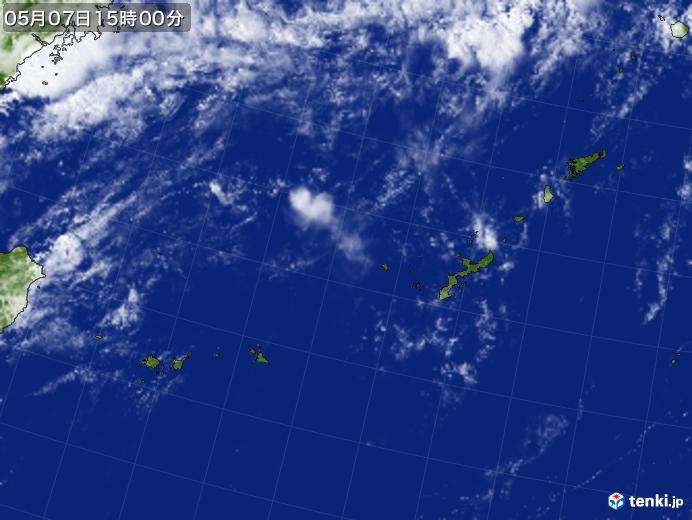 実況天気図(2018年05月07日)