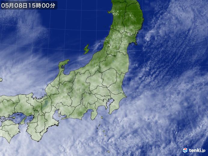 実況天気図(2018年05月08日)