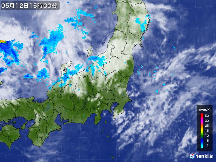 実況天気図(2018年05月12日)