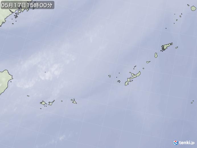 実況天気図(2018年05月17日)