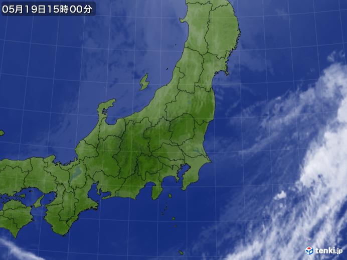 実況天気図(2018年05月19日)