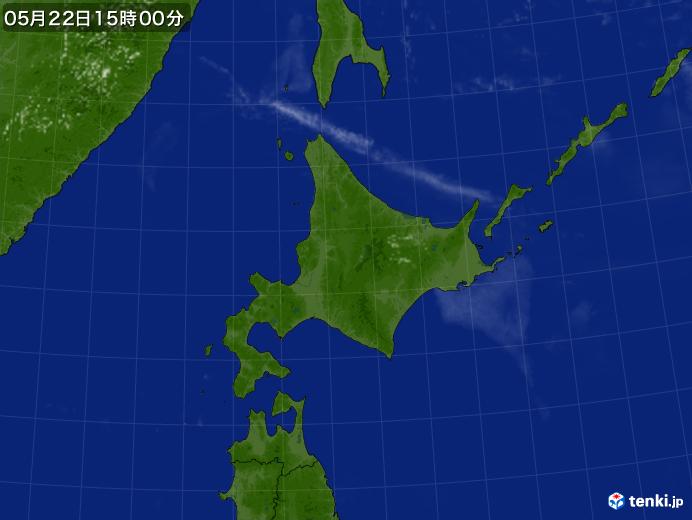 実況天気図(2018年05月22日)