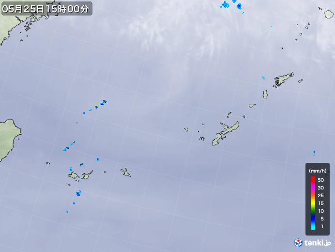 実況天気図(2018年05月25日)