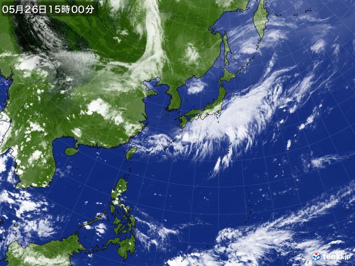 実況天気図(2018年05月26日)