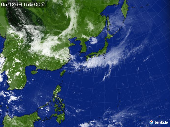 実況天気図(2018年05月26日)