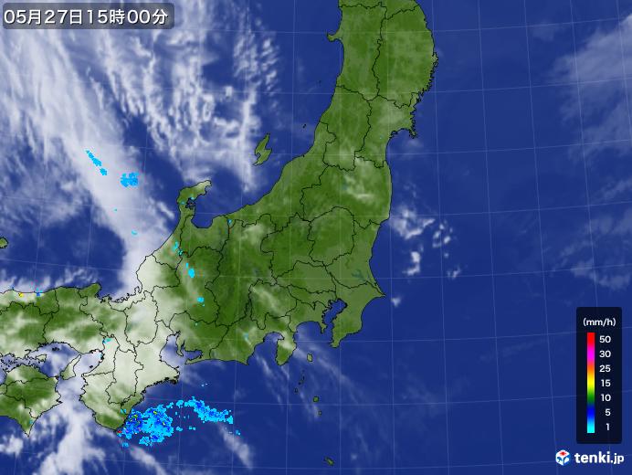 実況天気図(2018年05月27日)