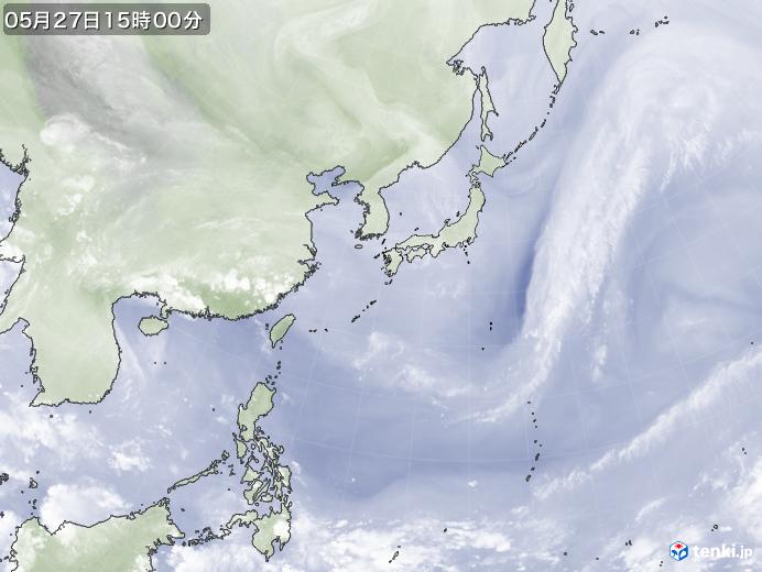 実況天気図(2018年05月27日)