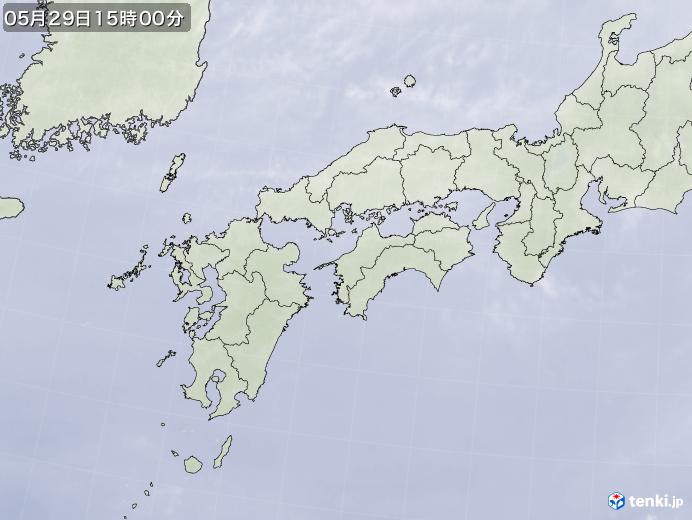 実況天気図(2018年05月29日)