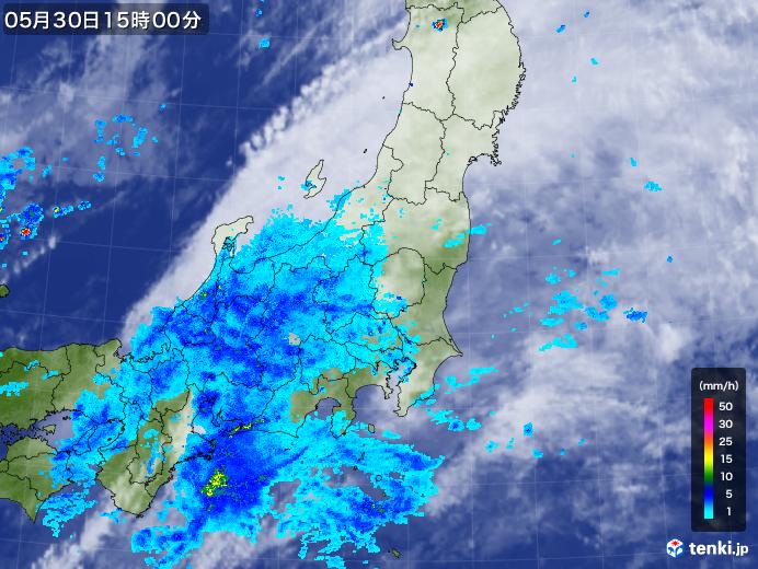 実況天気図(2018年05月30日)