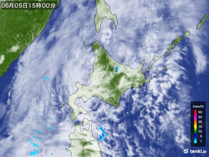 実況天気図(2018年06月05日)