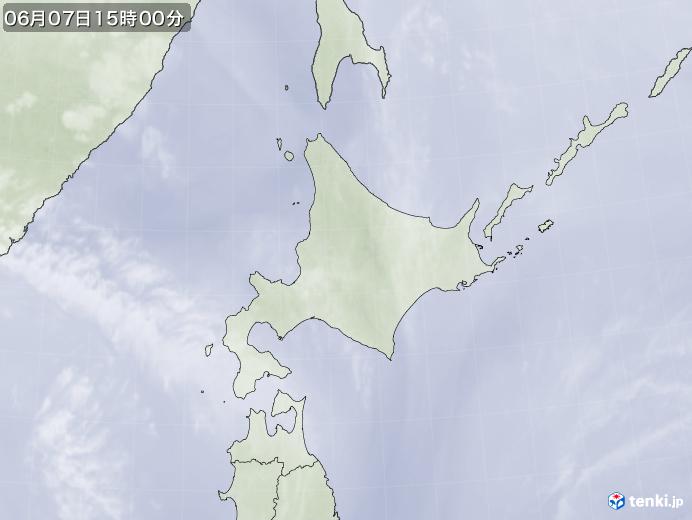 実況天気図(2018年06月07日)
