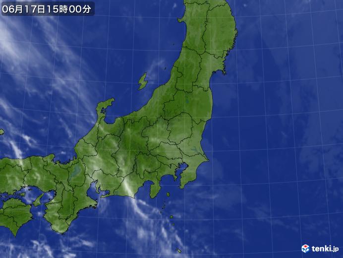 実況天気図(2018年06月17日)