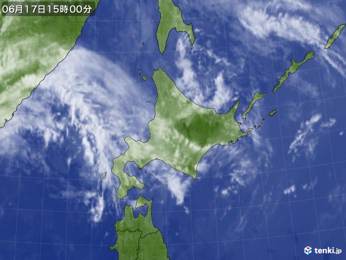 実況天気図(2018年06月17日)