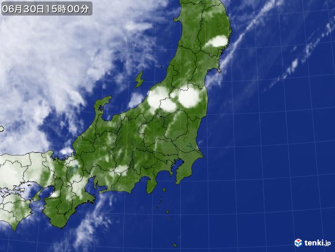 実況天気図(2018年06月30日)