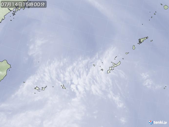 実況天気図(2018年07月14日)