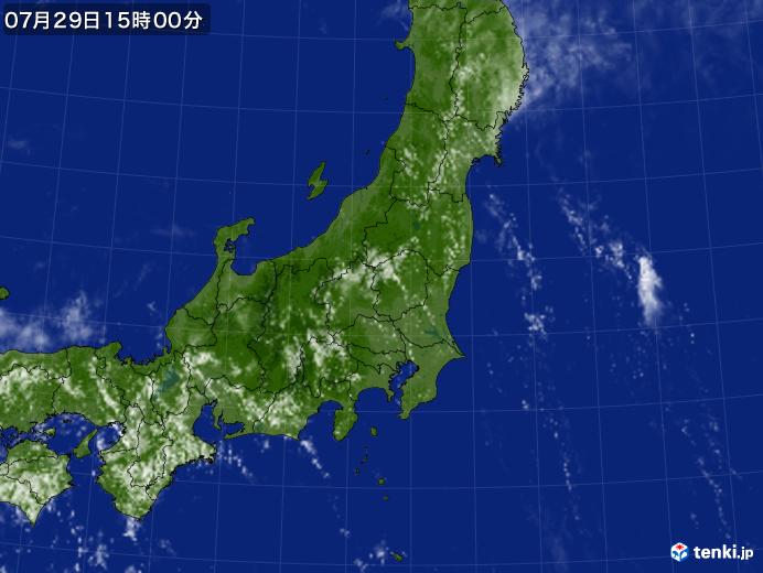 実況天気図(2018年07月29日)