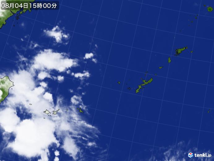 実況天気図(2018年08月04日)