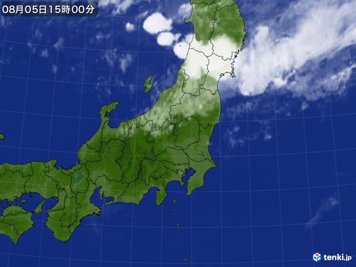 実況天気図(2018年08月05日)