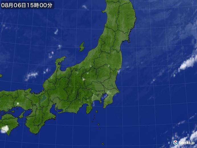 実況天気図(2018年08月06日)