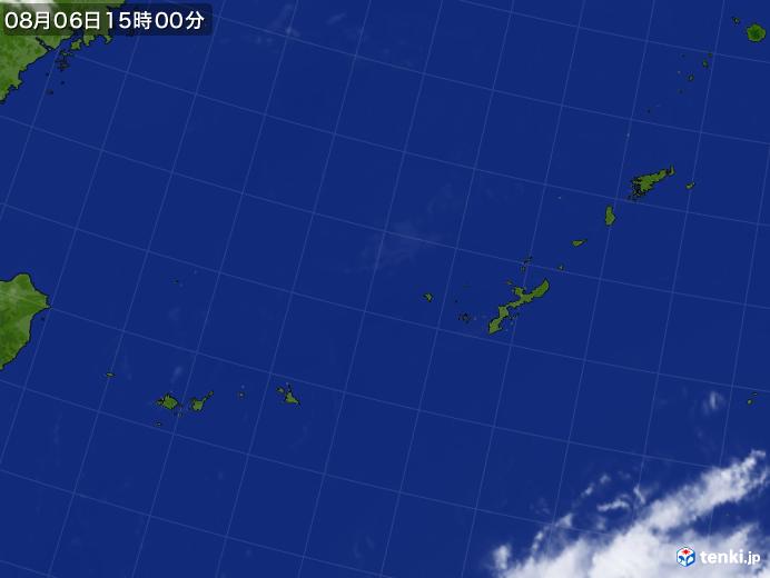 実況天気図(2018年08月06日)