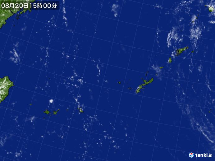 実況天気図(2018年08月20日)