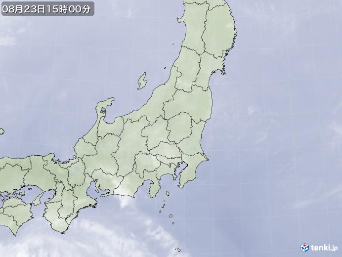 実況天気図(2018年08月23日)