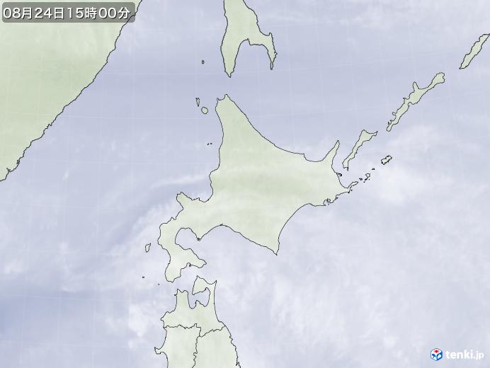 実況天気図(2018年08月24日)