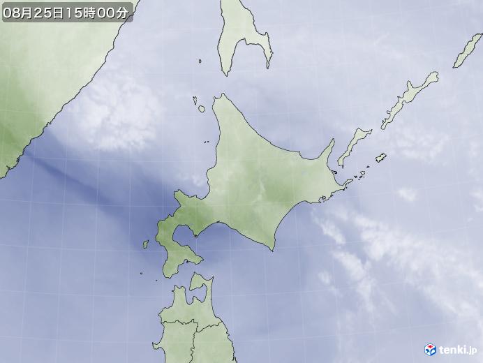 実況天気図(2018年08月25日)