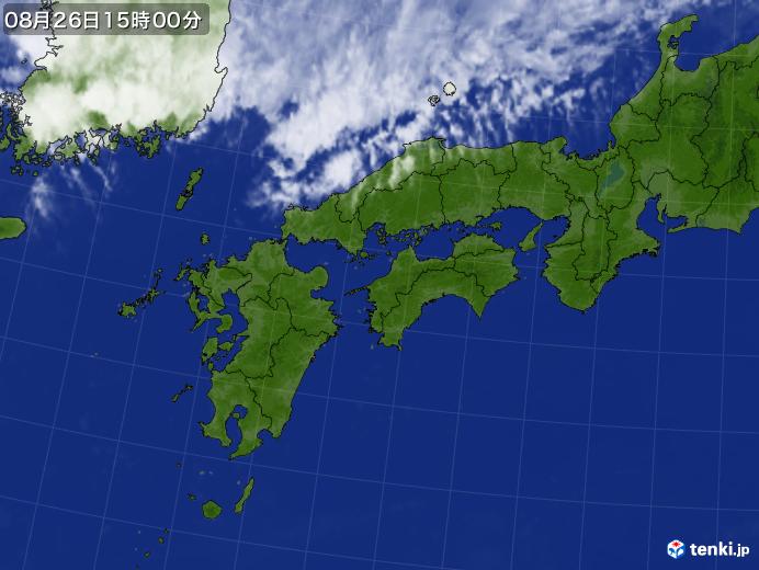 実況天気図(2018年08月26日)