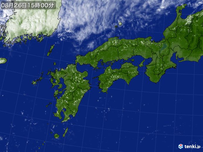 実況天気図(2018年08月26日)