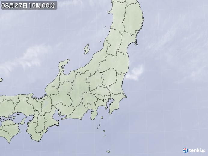 実況天気図(2018年08月27日)