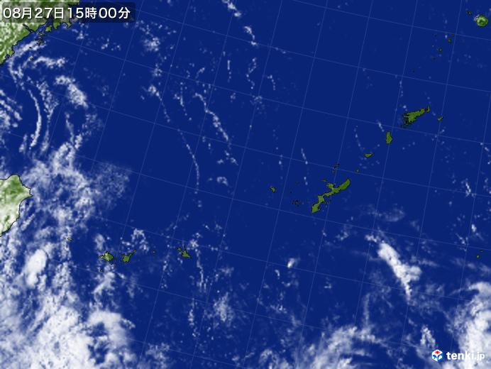 実況天気図(2018年08月27日)